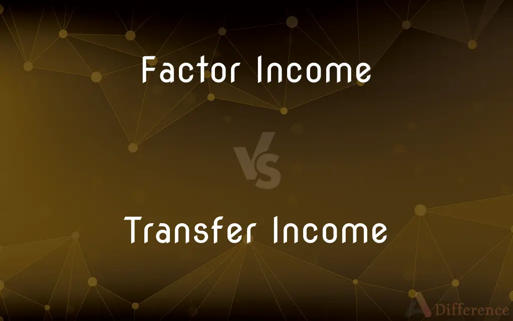 Factor Income vs. Transfer Income — What's the Difference?
