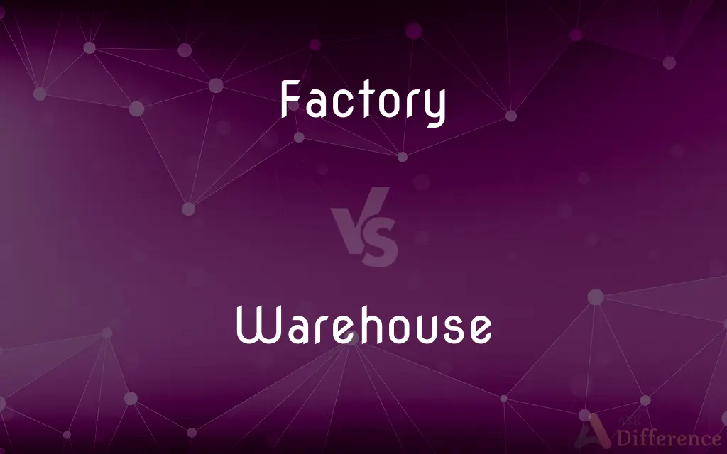 Factory vs. Warehouse — What's the Difference?