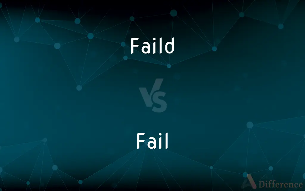 Faild vs. Fail — Which is Correct Spelling?