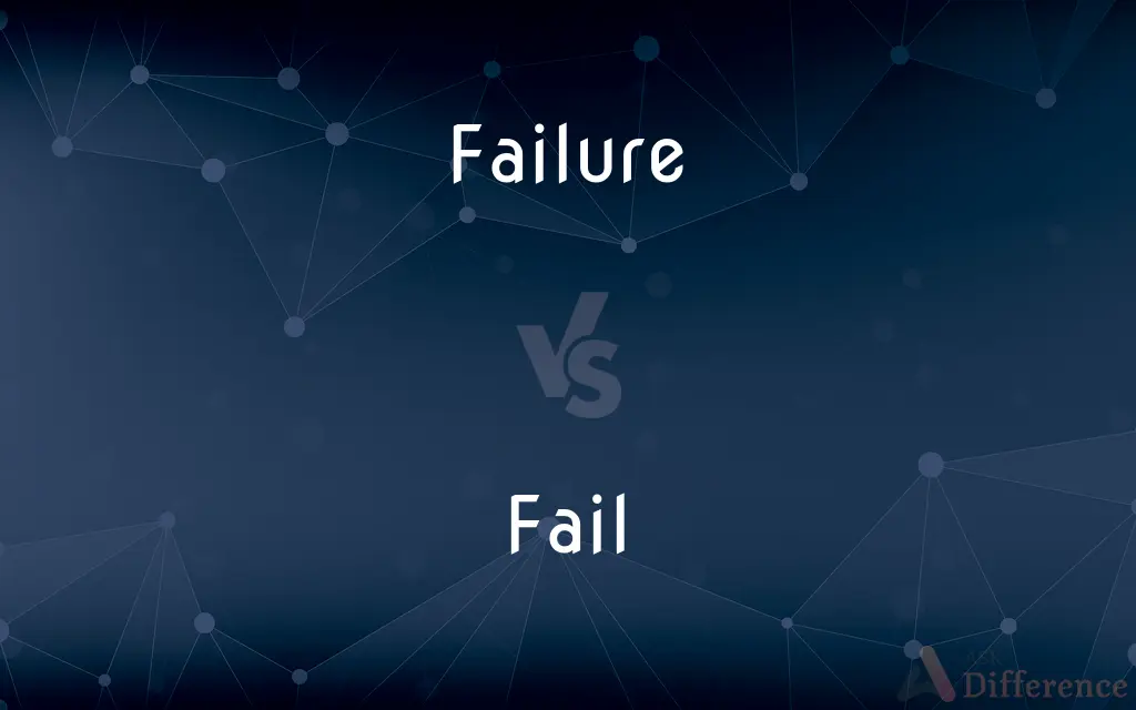 Failure vs. Fail — What's the Difference?