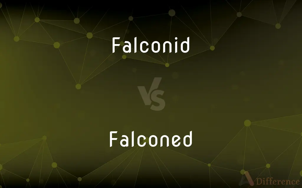 Falconid vs. Falconed — What's the Difference?