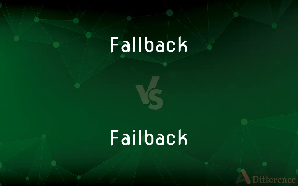 Fallback vs. Failback — What's the Difference?