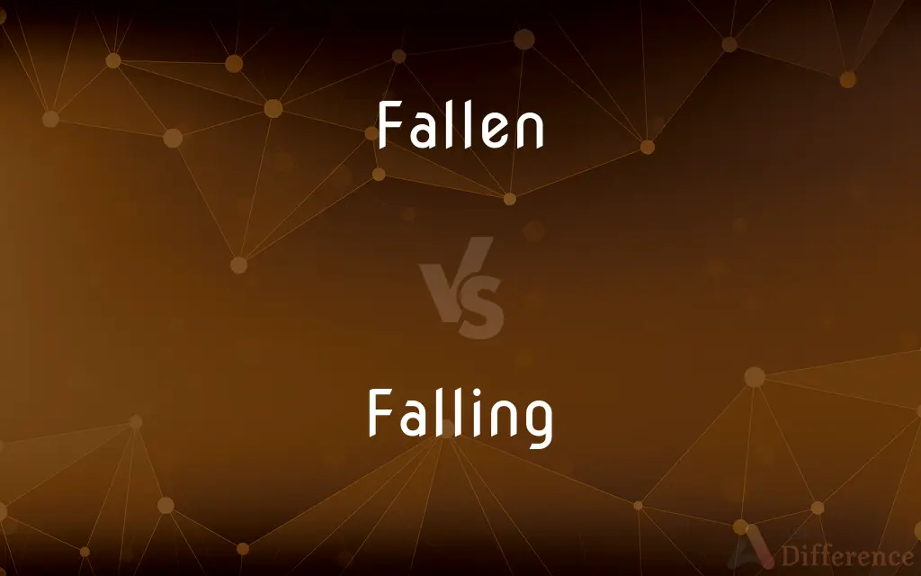 Fallen vs. Falling — What's the Difference?
