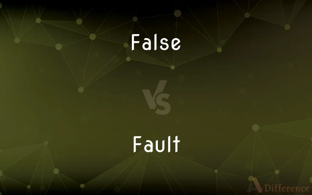 False vs. Fault — What's the Difference?