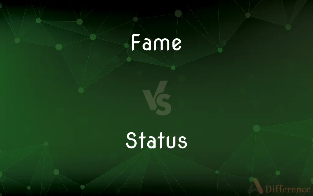 Fame vs. Status — What's the Difference?