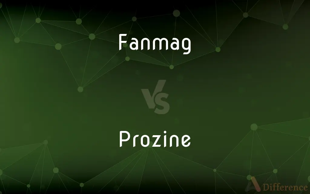 Fanmag vs. Prozine — What's the Difference?