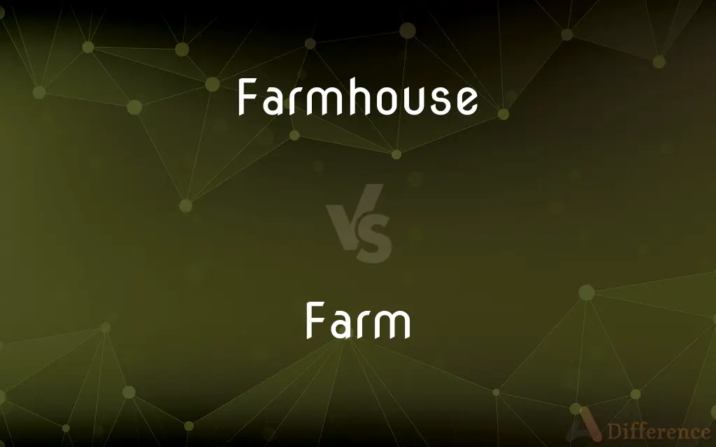 Farmhouse vs. Farm — What's the Difference?