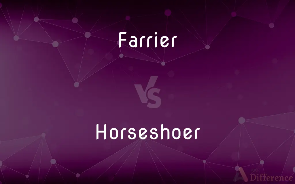 Farrier vs. Horseshoer — What's the Difference?