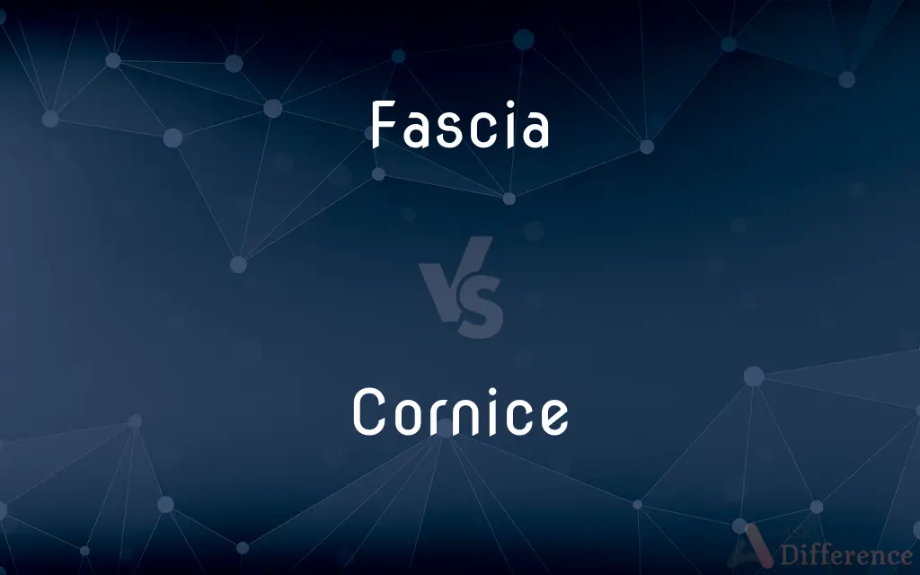 Fascia vs. Cornice — What's the Difference?