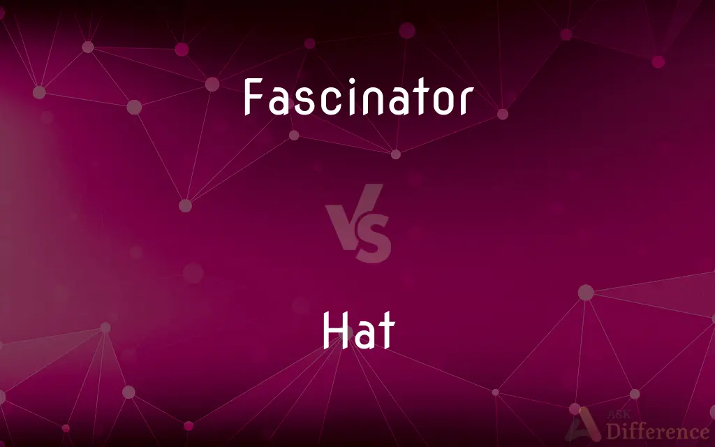 Fascinator vs. Hat — What's the Difference?