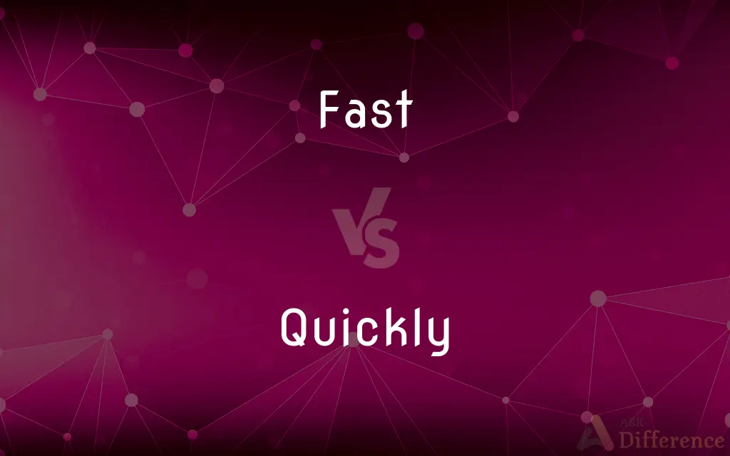 Fast vs. Quickly — What's the Difference?