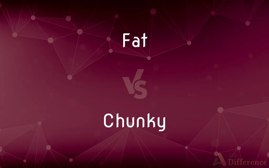 Fat vs. Chunky — What's the Difference?
