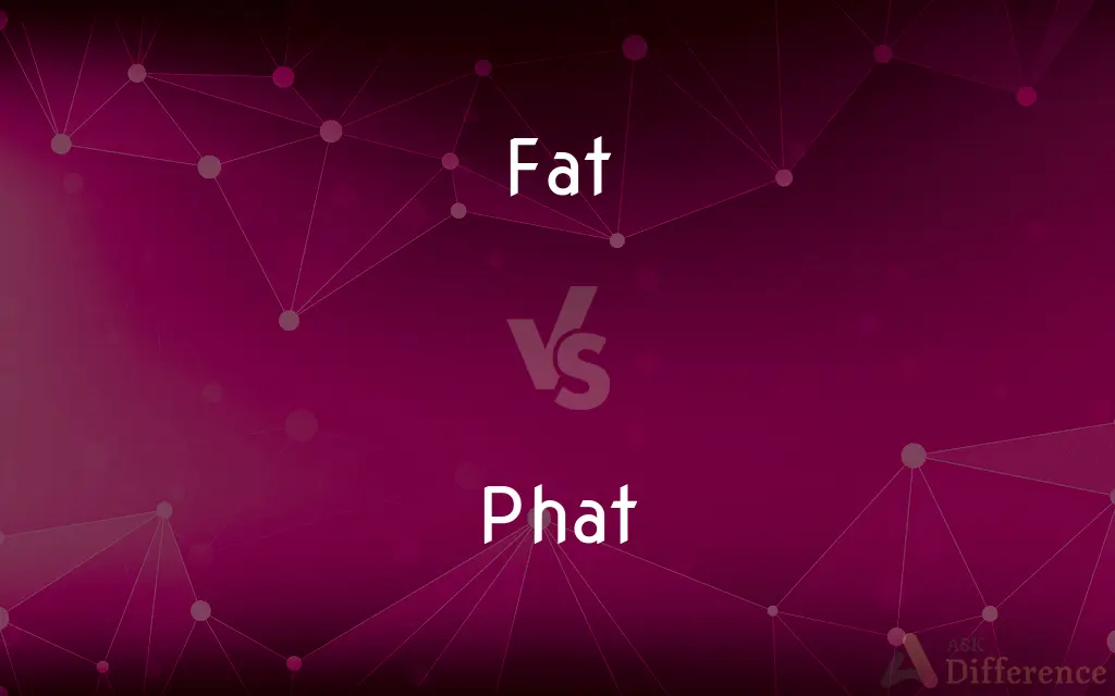 Fat vs. Phat — What's the Difference?