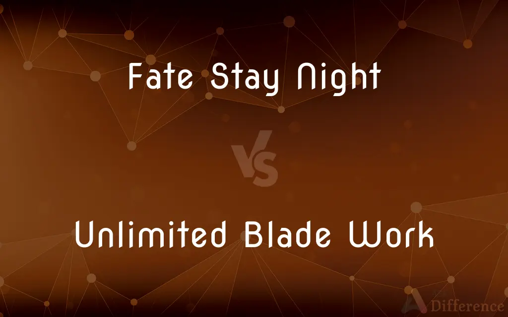 Fate Stay Night vs. Unlimited Blade Work — What's the Difference?