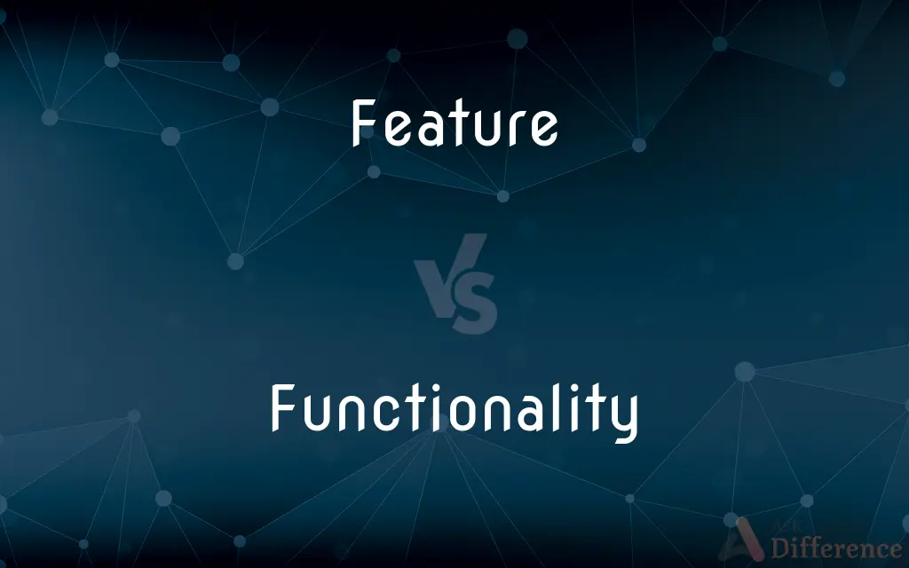 Feature vs. Functionality — What's the Difference?