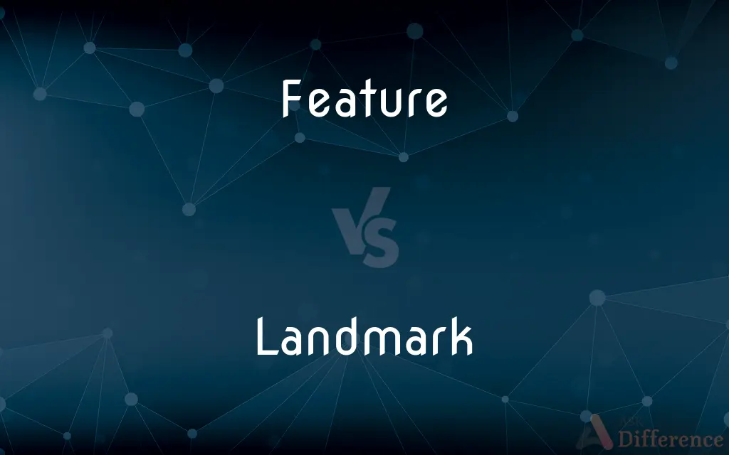 Feature vs. Landmark — What's the Difference?