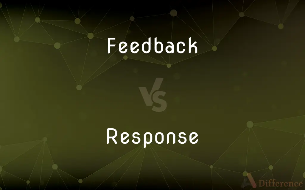 Feedback vs. Response — What's the Difference?