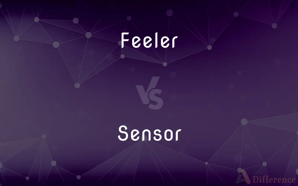 Feeler vs. Sensor — What's the Difference?