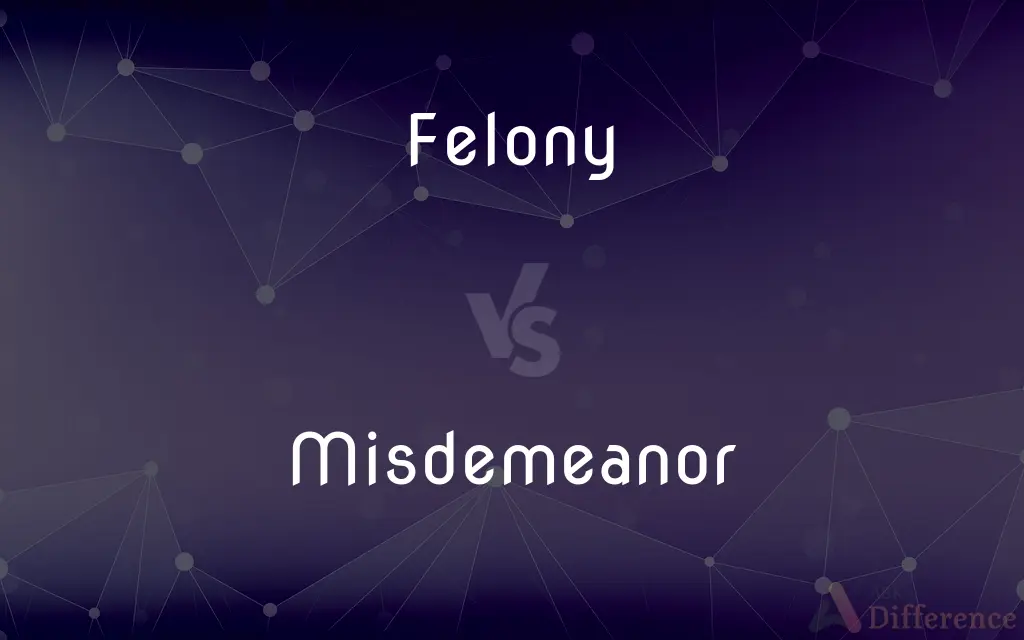 Felony vs. Misdemeanor — What's the Difference?