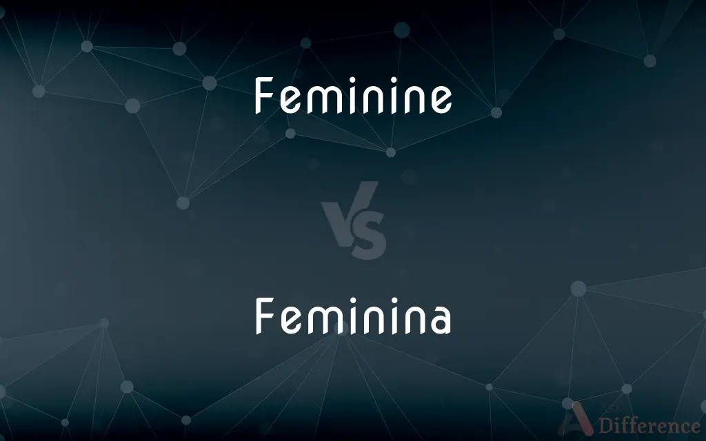 Feminine vs. Feminina — What's the Difference?