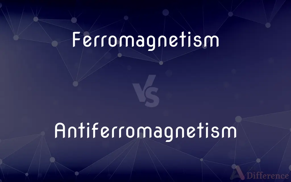 Ferromagnetism vs. Antiferromagnetism — What's the Difference?