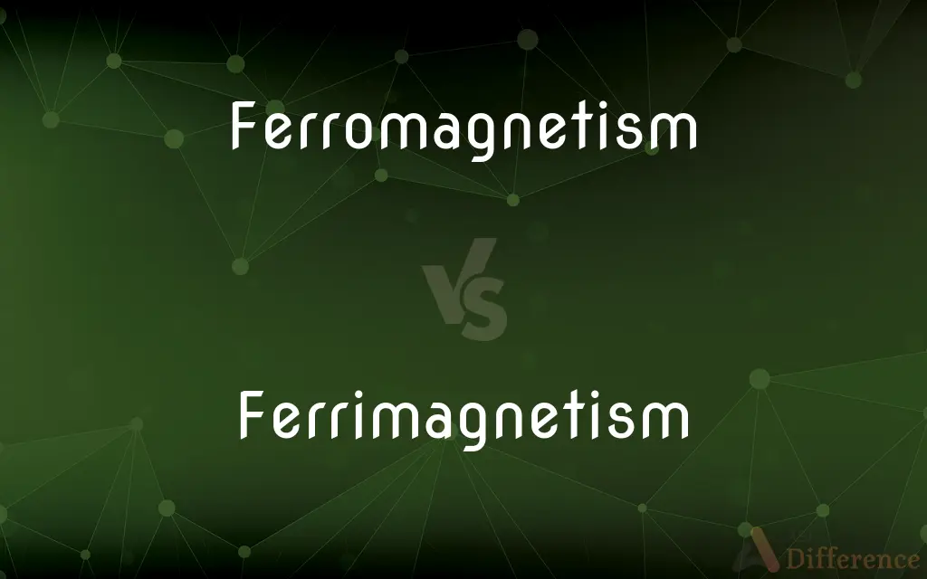 Ferromagnetism vs. Ferrimagnetism — What's the Difference?