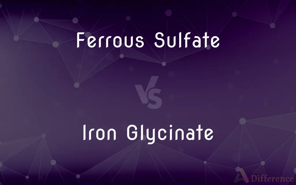 Ferrous Sulfate vs. Iron Glycinate — What's the Difference?