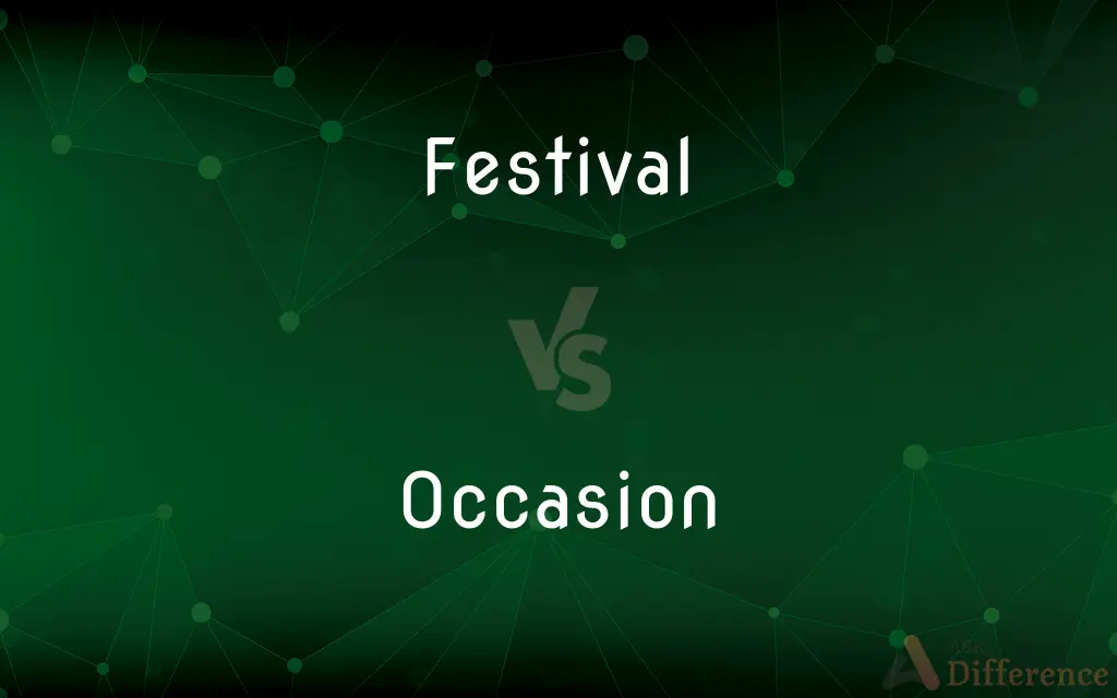 Festival vs. Occasion — What's the Difference?