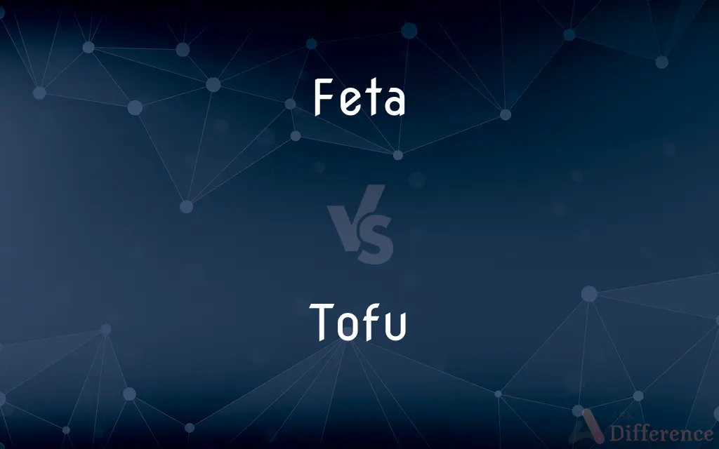 Feta vs. Tofu — What's the Difference?