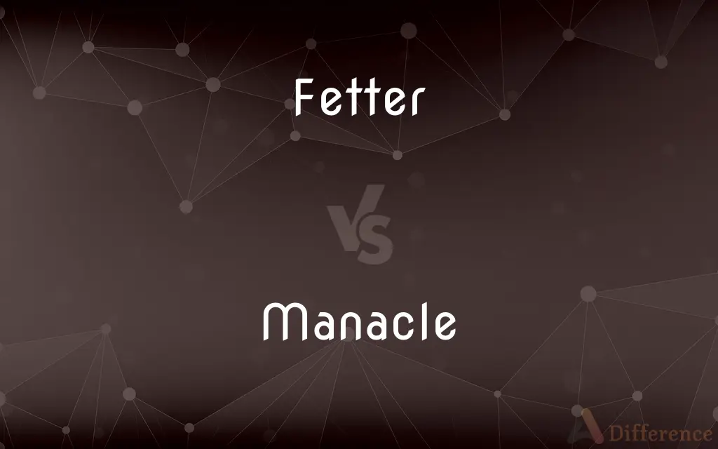 Fetter vs. Manacle — What's the Difference?