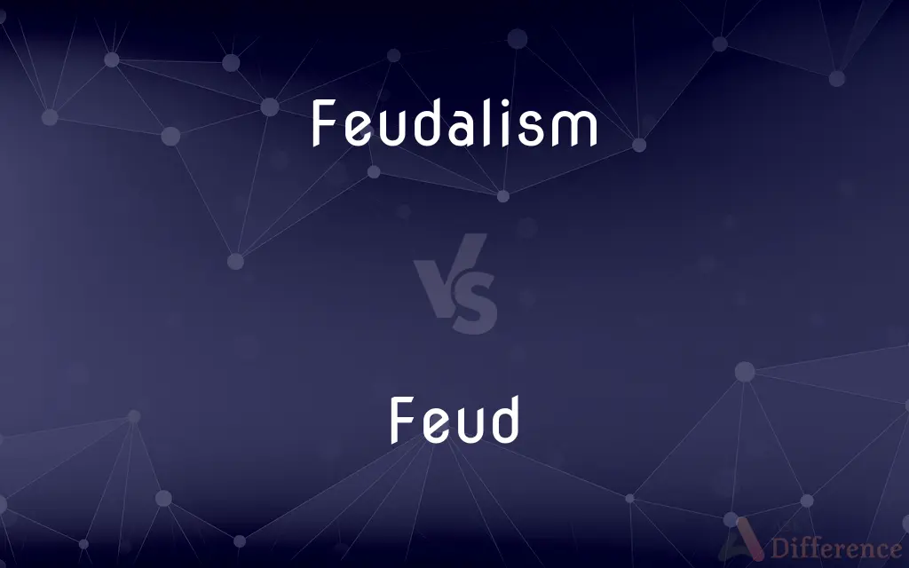 Feudalism vs. Feud — What's the Difference?