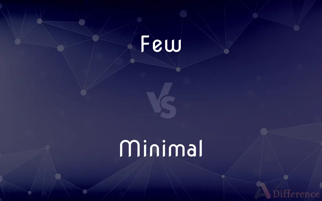 Few vs. Minimal — What's the Difference?