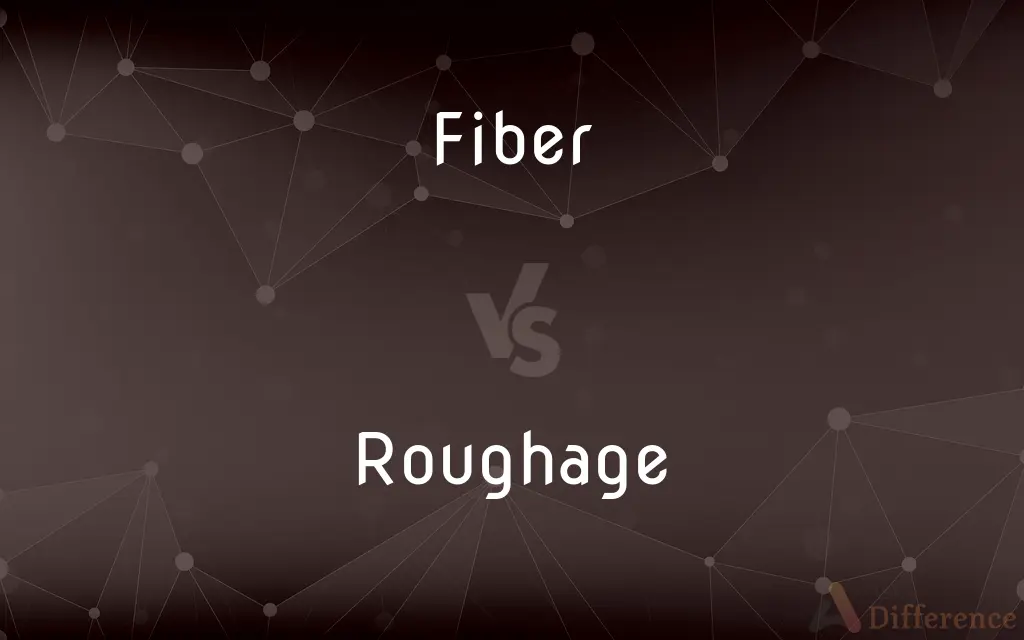 Fiber vs. Roughage — What's the Difference?