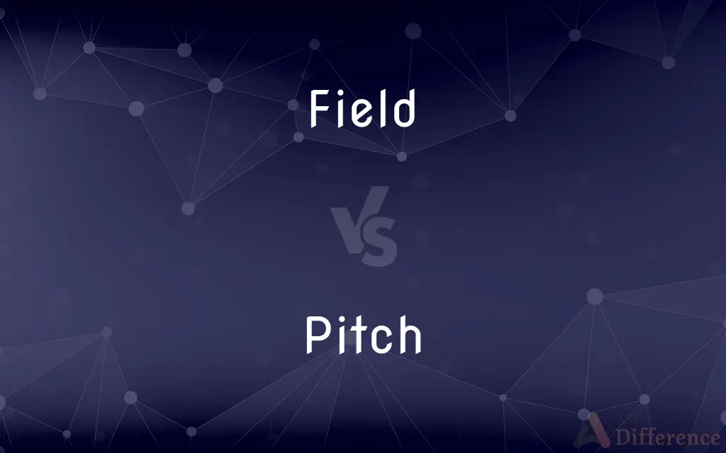 Field vs. Pitch — What's the Difference?