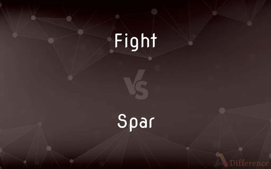 Fight vs. Spar — What's the Difference?