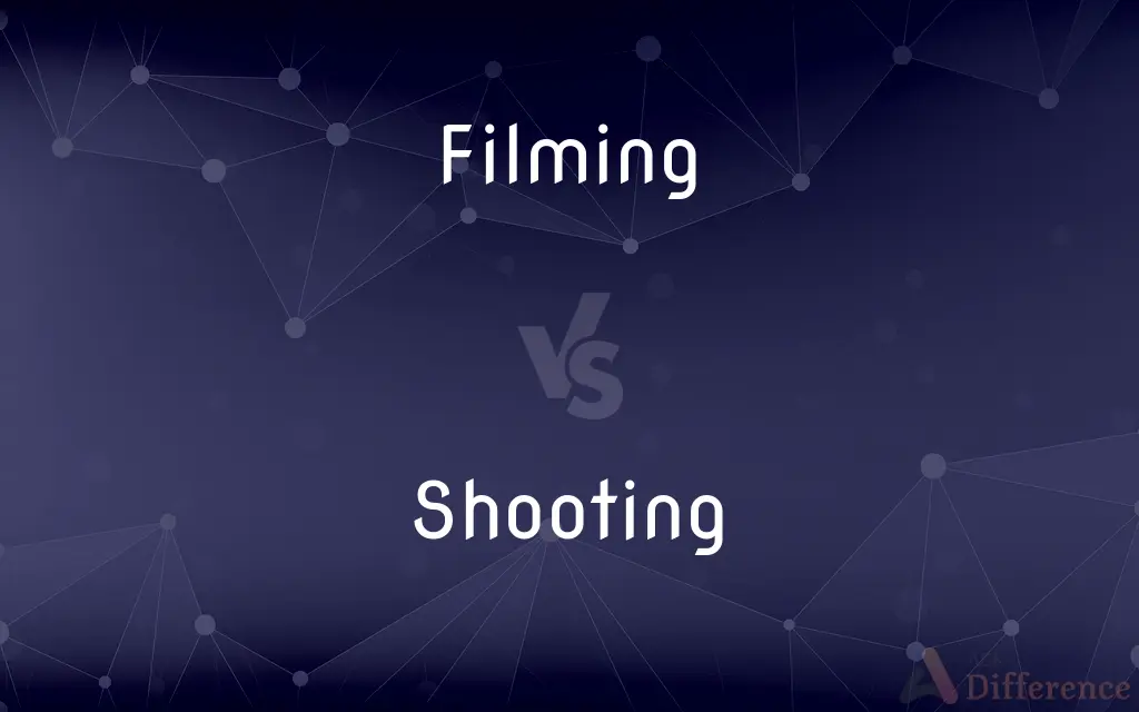 Filming vs. Shooting — What's the Difference?