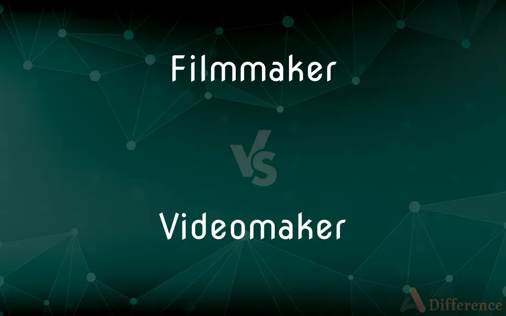 Filmmaker vs. Videomaker — What's the Difference?