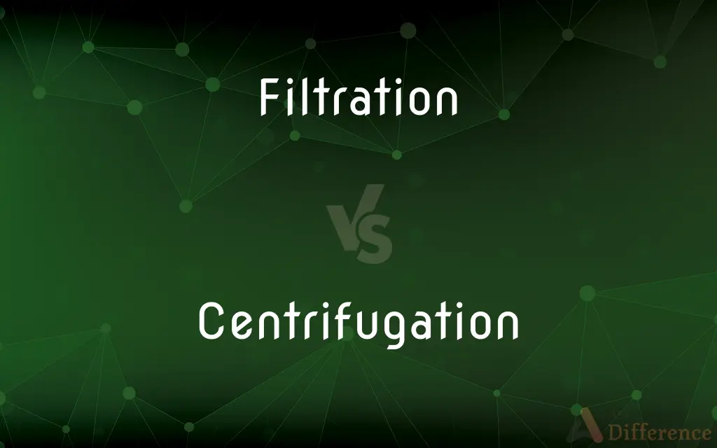 Filtration vs. Centrifugation — What's the Difference?