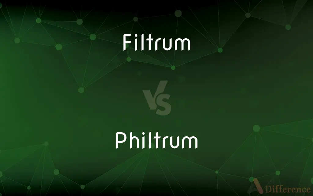 Filtrum vs. Philtrum — What's the Difference?