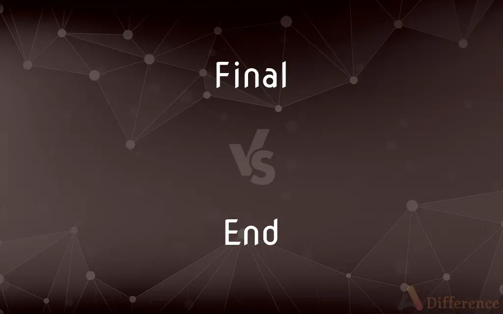 Final vs. End — What's the Difference?
