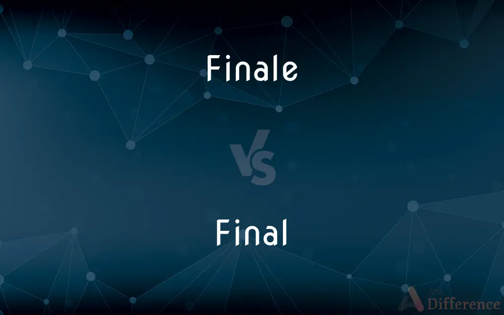 Finale vs. Final — What's the Difference?