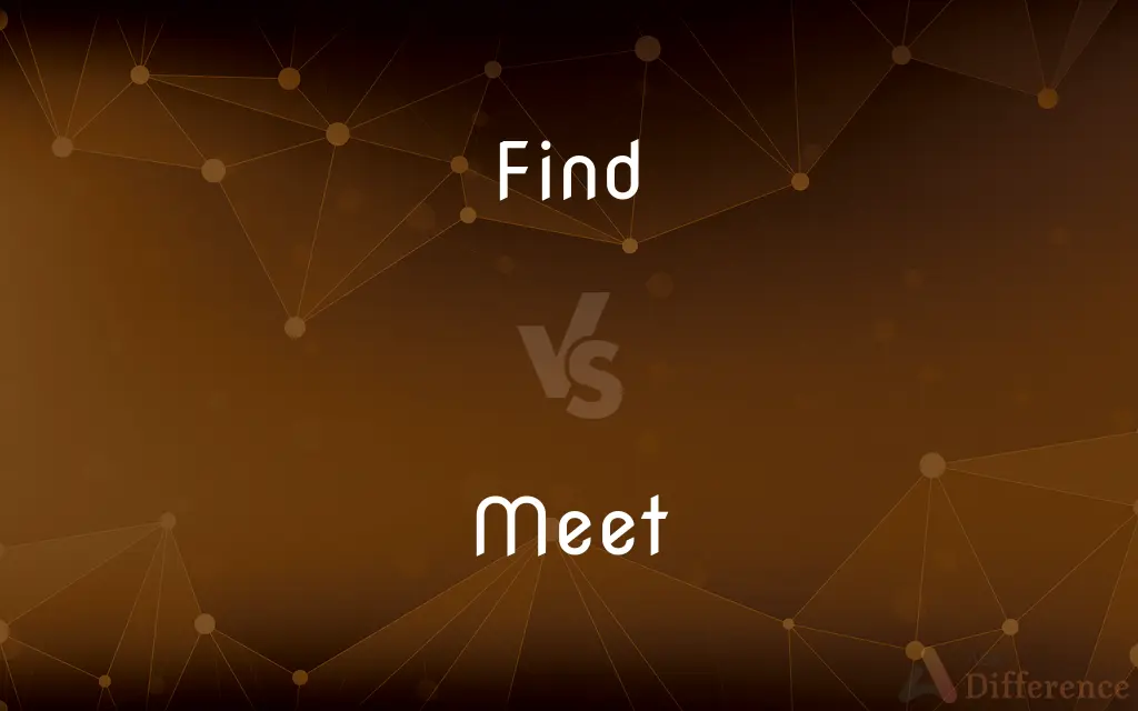 Find vs. Meet — What's the Difference?