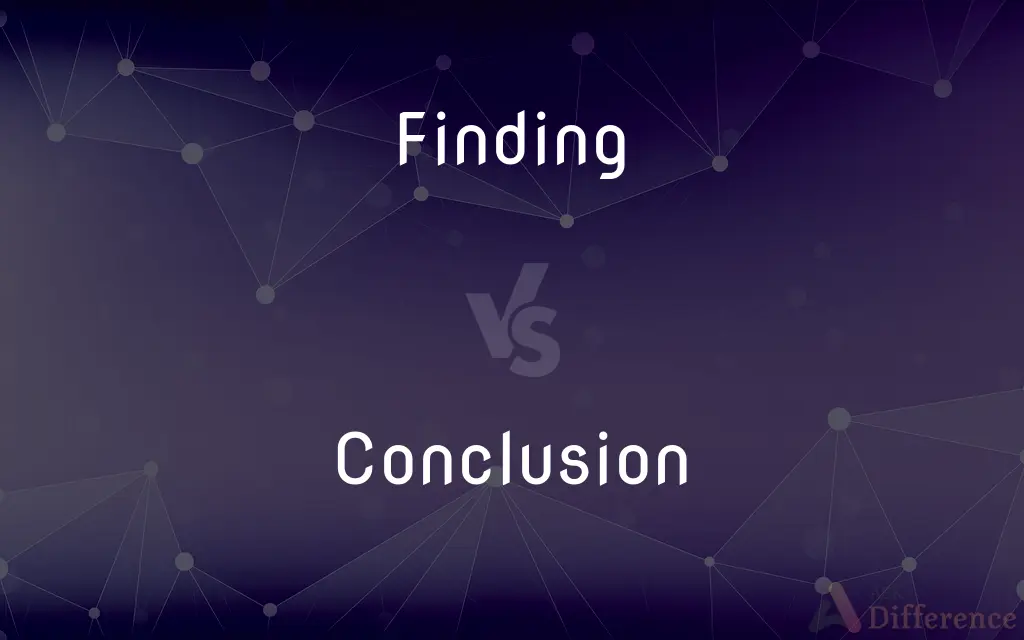Finding vs. Conclusion — What's the Difference?