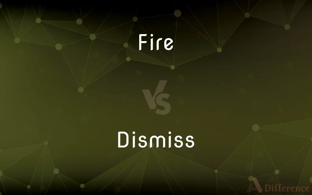 Fire vs. Dismiss — What's the Difference?