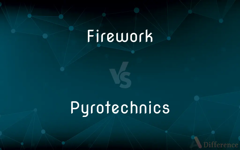 Firework vs. Pyrotechnics — What's the Difference?