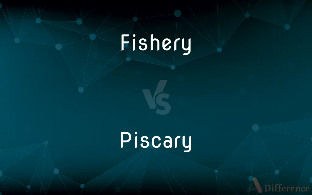 Fishery vs. Piscary — What's the Difference?