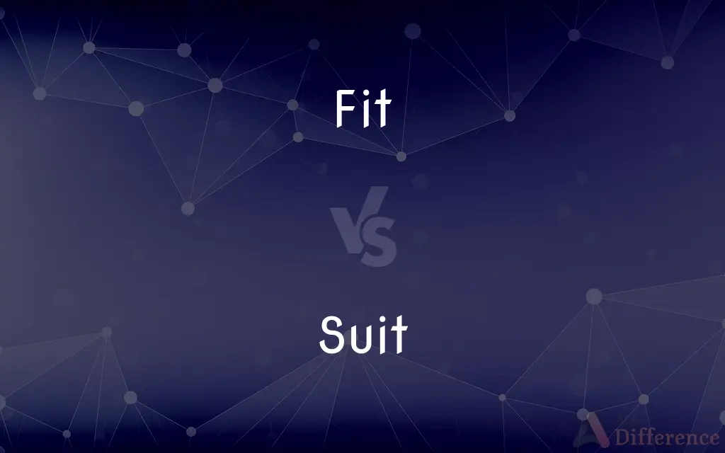 Fit vs. Suit — What's the Difference?
