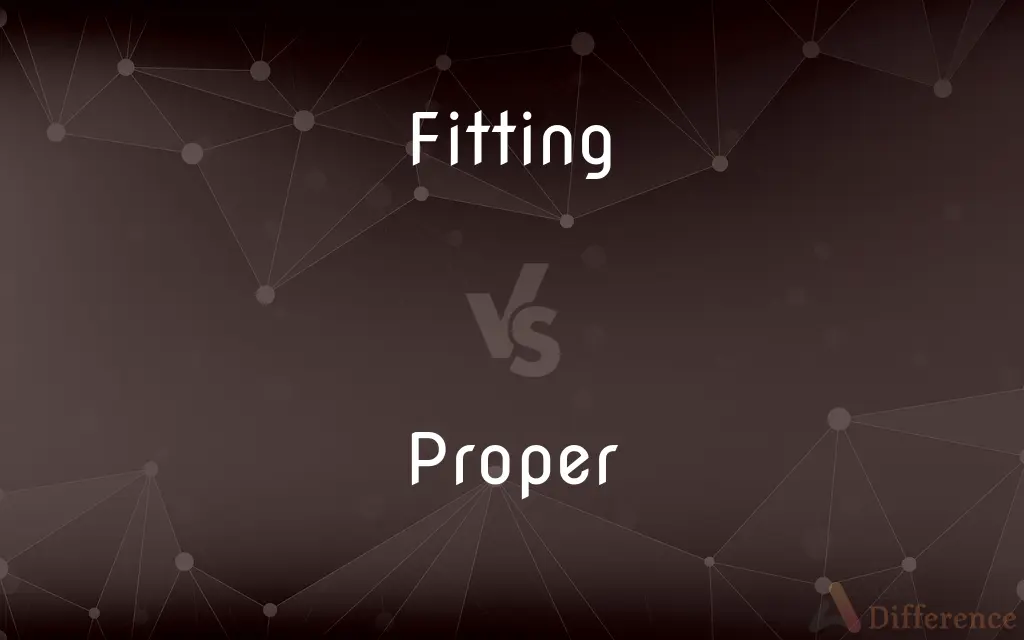 Fitting vs. Proper — What's the Difference?