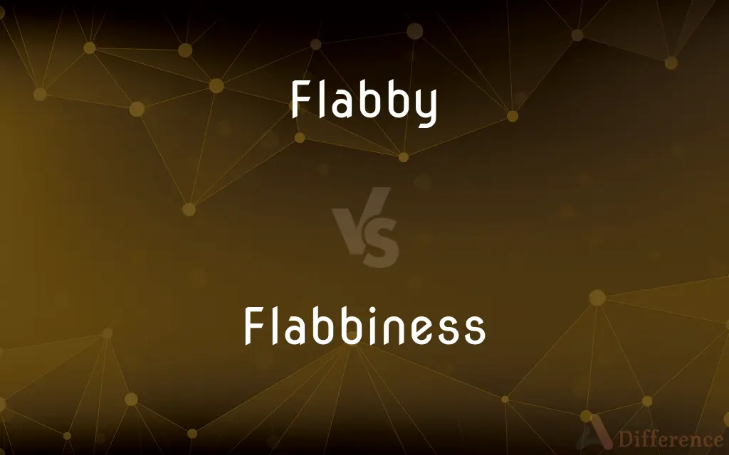 Flabby vs. Flabbiness — What's the Difference?