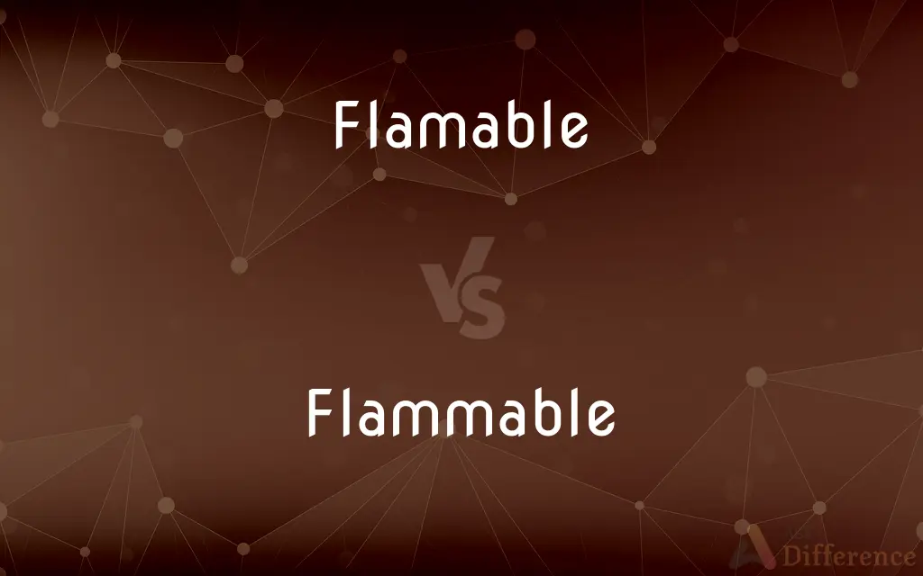 Flamable vs. Flammable — Which is Correct Spelling?